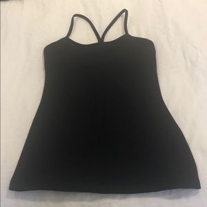 Lululemon Black Power Y Tank